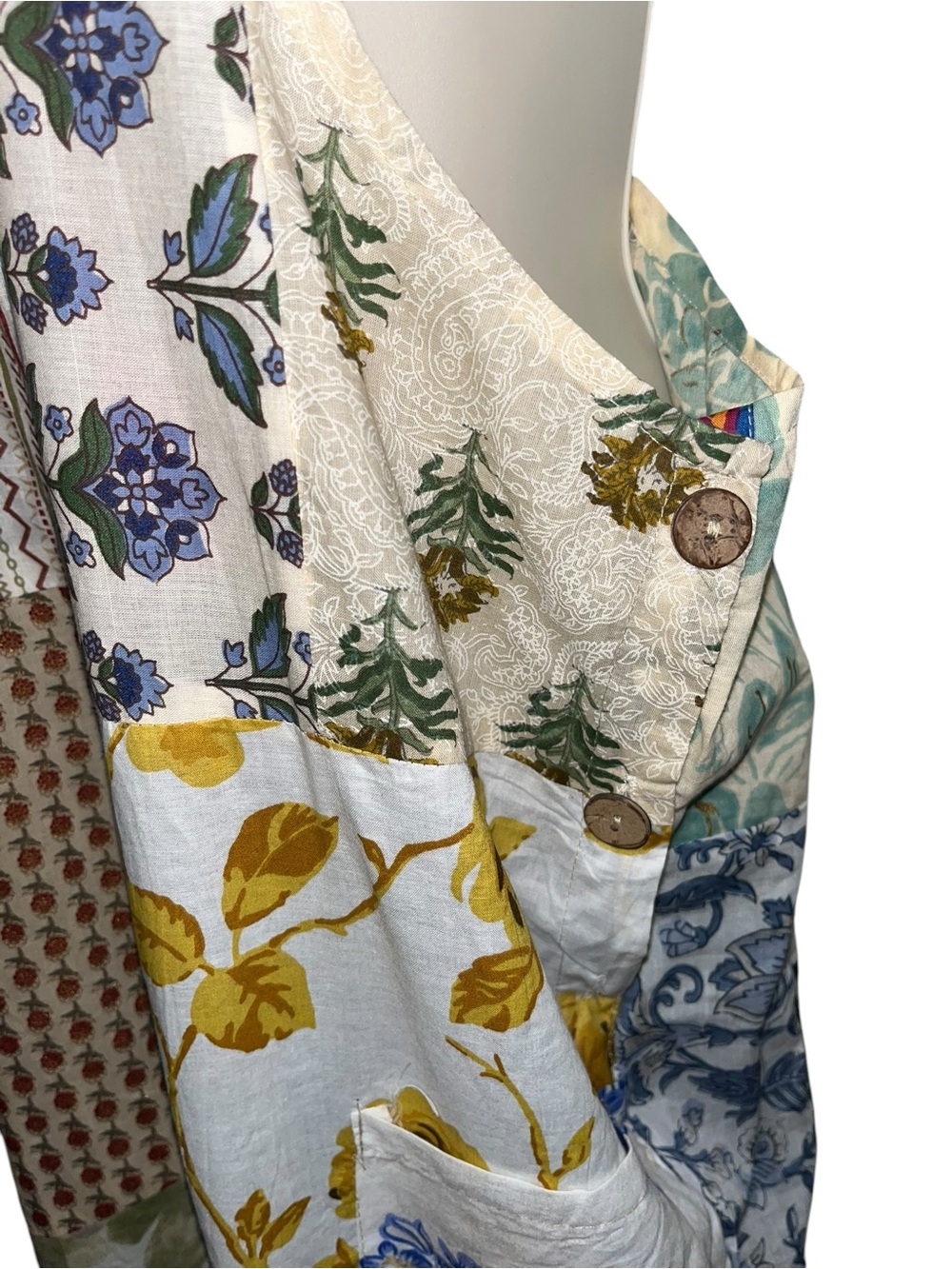 Kathmandu Boho Patchwork Floral Jumpsuit - Free Size - Picture 5 of 10